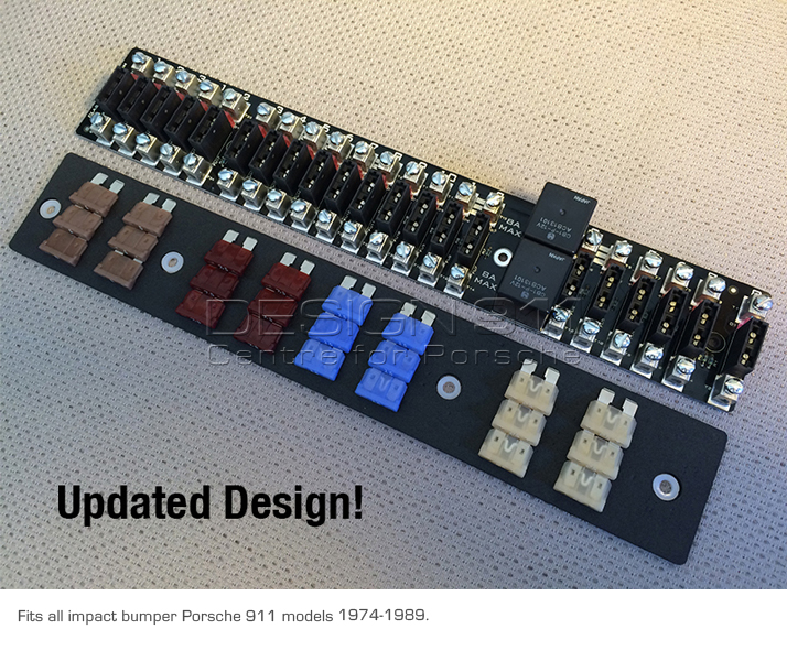 Fuse Rack 21 way Fuse panel with LED Fuse failure indicators Porsche